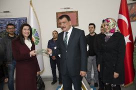 Öğretmenlerden Başkan Gürkan’a  ziyaret
