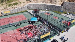 Battalgazi’deki spor sahaları törenle hizmete açıldı